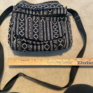 NWOT Alfa Fabric Bag with Geometric design